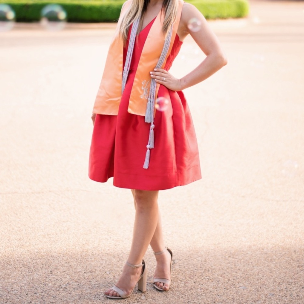 Erin Fetherston Vermillion Devon Cocktail Dress